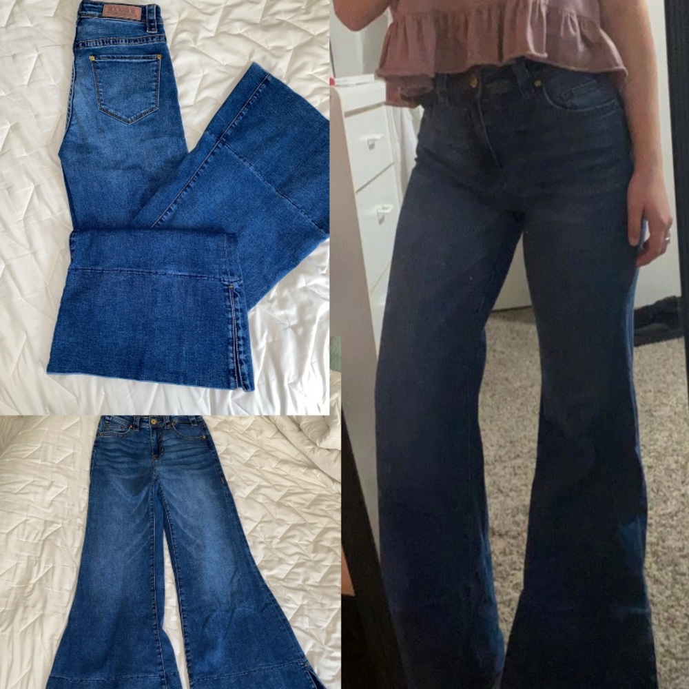 Rock and roll high rise palazzo jeans